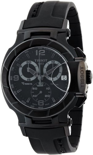 Tissot T Race Chrono Black Rubber Mens Watch T04841737 عالم الساعات